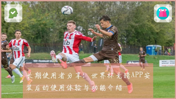 长期使用者分享:世界杯竞猜APP安装后的使用体验与功能介绍